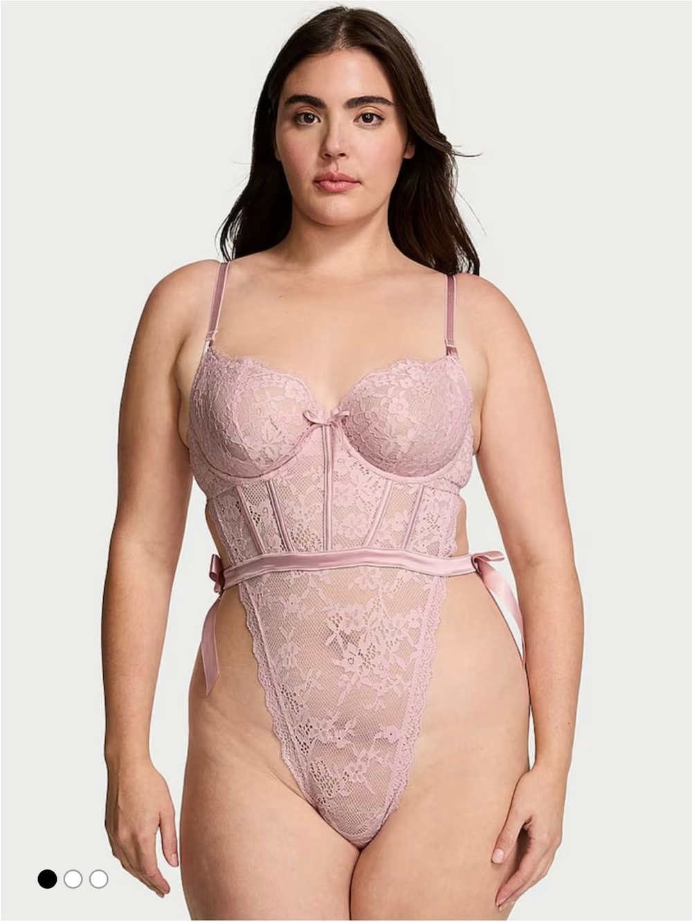 Chalk Rose Pink Unlined Balcony
Lace Bodysuit